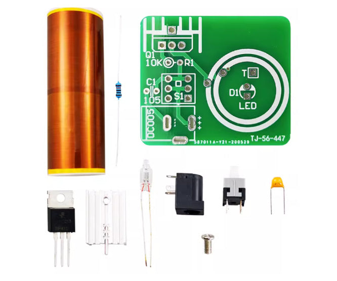 Tesla coil kit 9-12vdc 12w 40x40mm 170593