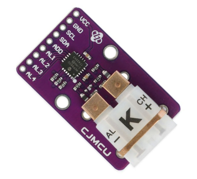 K/t/j thermocouple interface board mcp9600