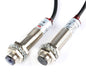 Red laser beam sensor set m12x55 a-npn-o 10-30vdc bf-m12jg-30n1