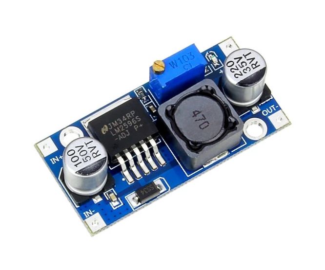 Dc-dc buck converter i=3.2-46 o=1.25-35vdc @ 3a lm2596s