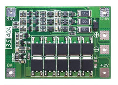 Li-ion bms 3-series w/balancing 12.6v 40a bms-40a-3s-b