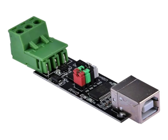 Usb type-b to rs485 interface pc board - ft232 usb-485