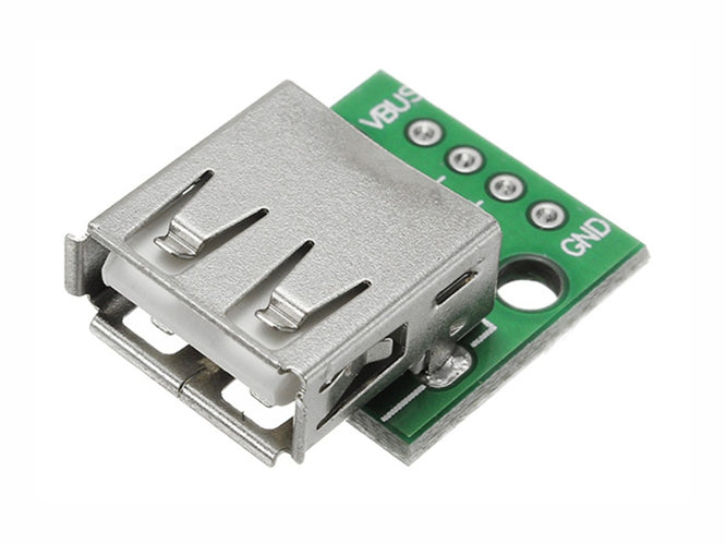 Mini type-a usb 2.0 female to sil converter board usb-female