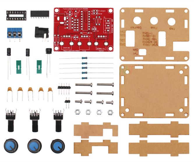 Function / signal generator diy kit unassembled xr2206cp-diy